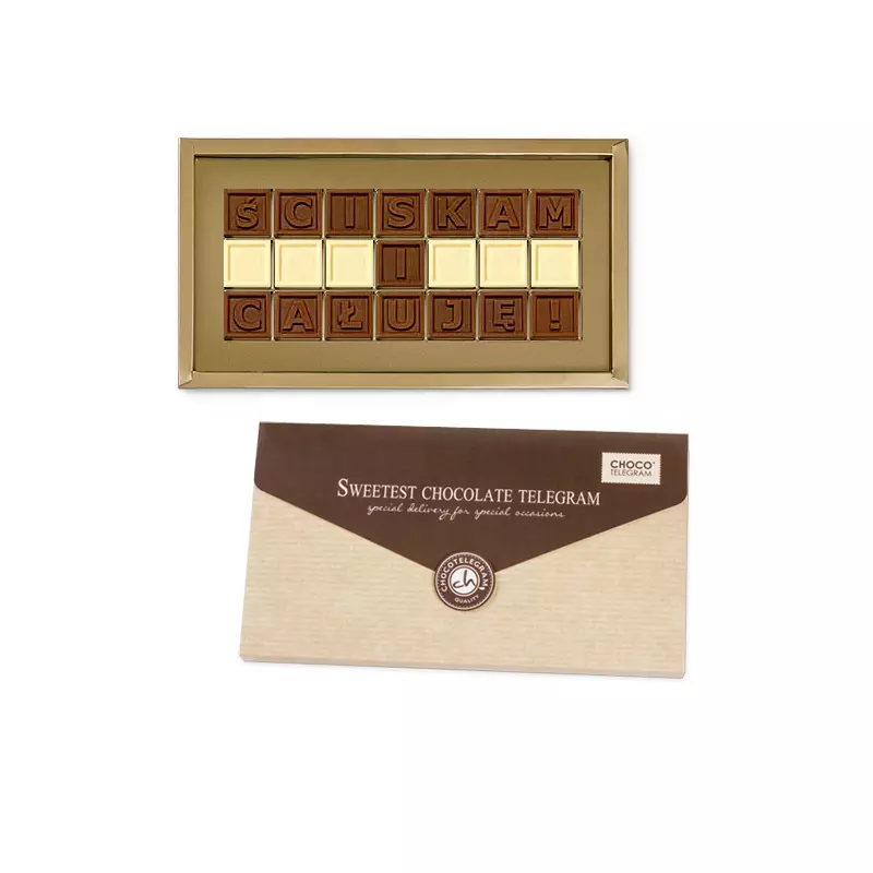 ChocoTelegram Ściskam i całuję
