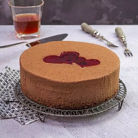 Tort orzechowo-czekoladowy z whisky