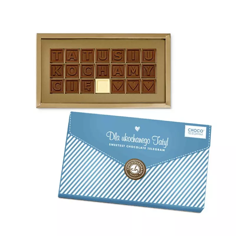 ChocoTelegram Tatusiu Kochamy Cię