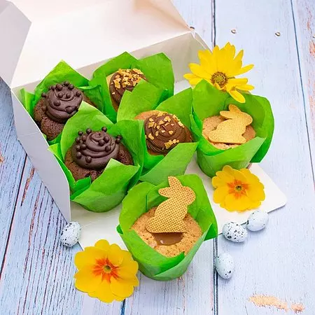 Zestaw 6 Wielkanocnych Cupcake