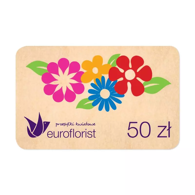 Karta kwiatowa 50 zł