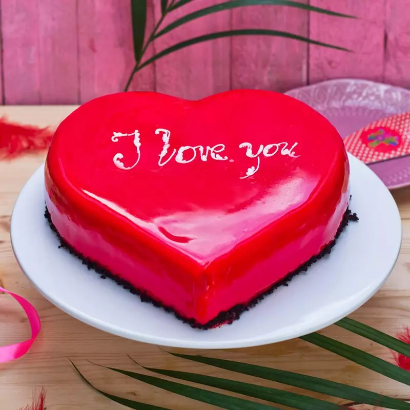 heart cake i love you