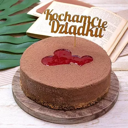 Tort z topperem dla Dziadka
