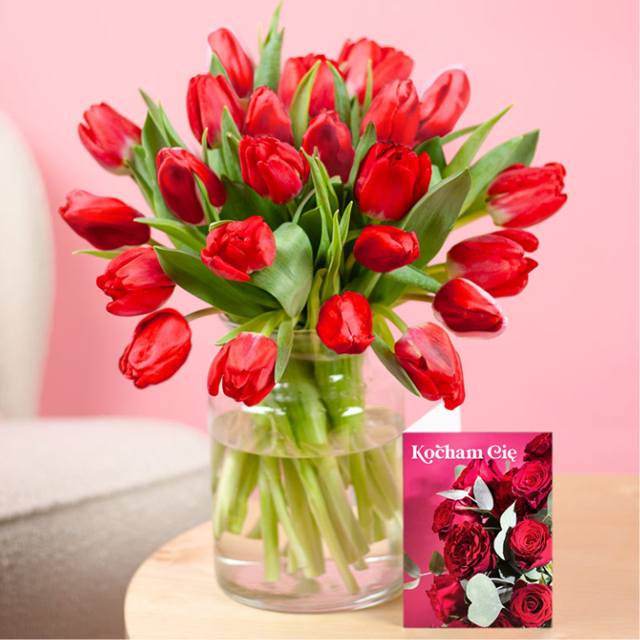 Tulipany na Walentynki