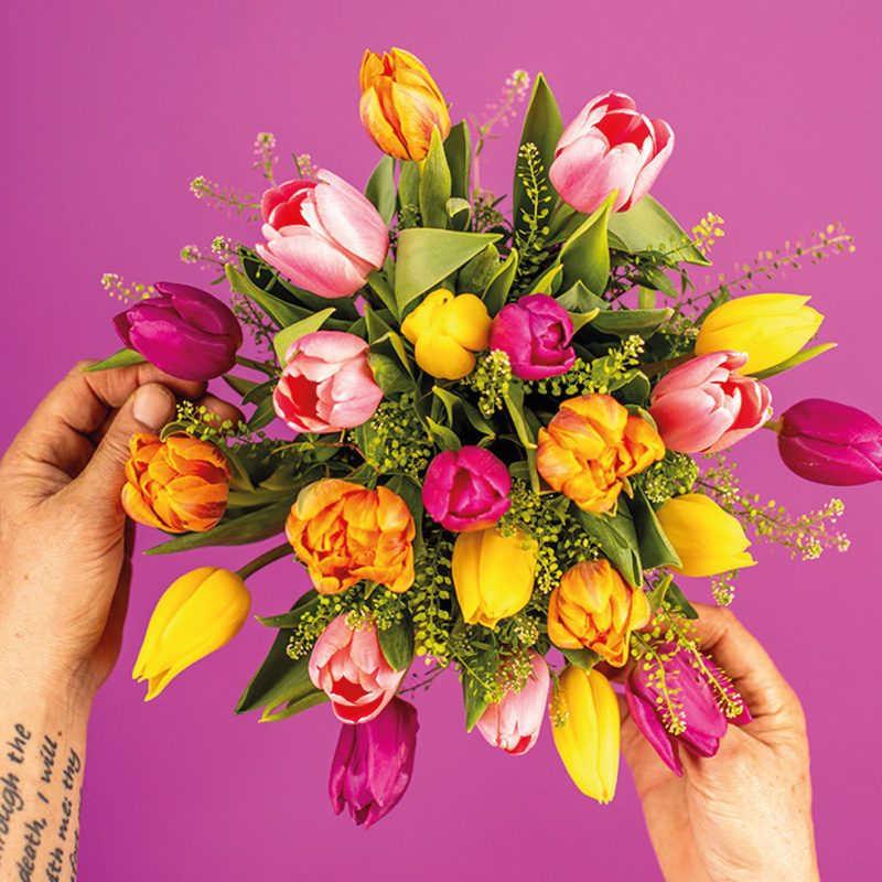 Give your flowers a long and happy life  